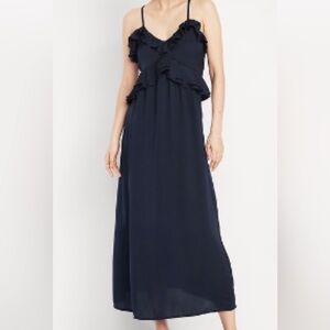 Old Navy Navy Blue Maxi Dress